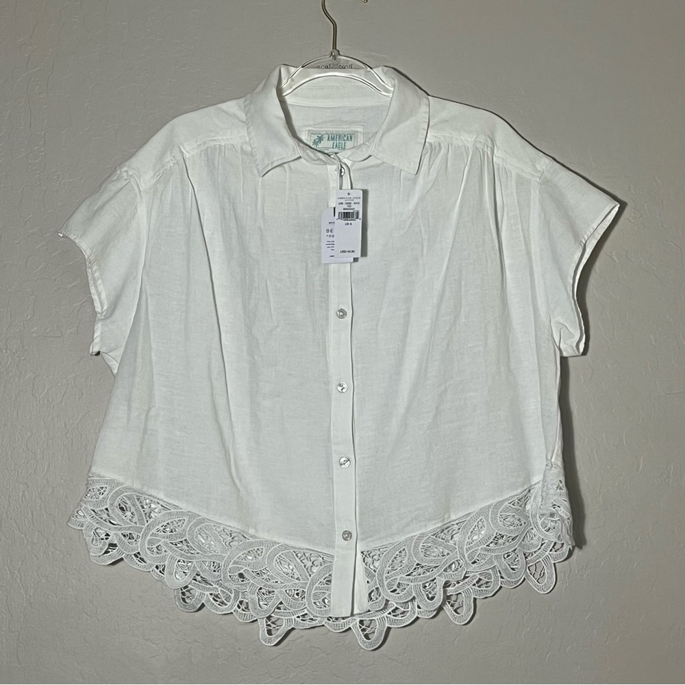 NWT American Eagle Oversized Resort Shirt